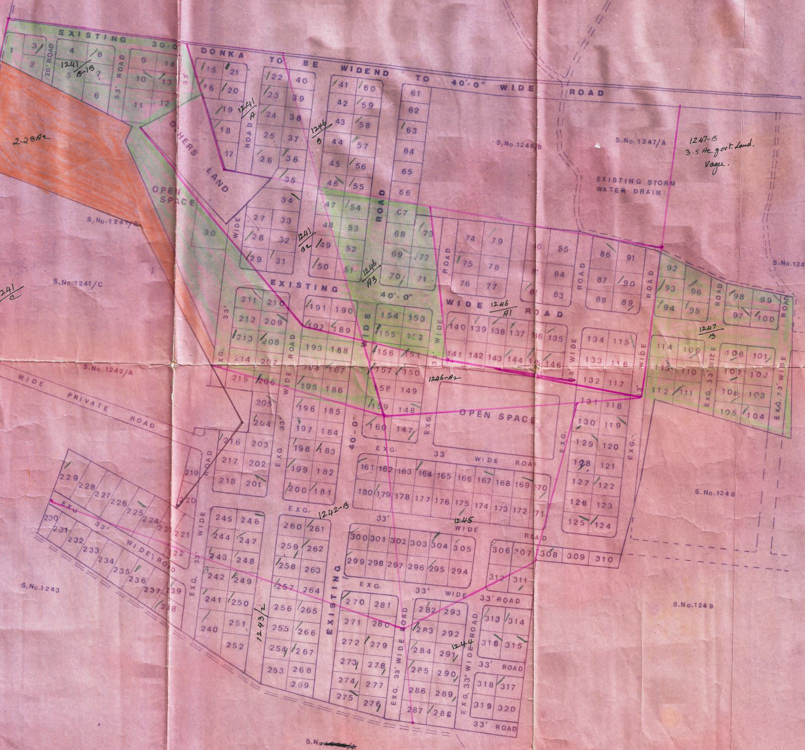 Aerial view of Srisailam Colony