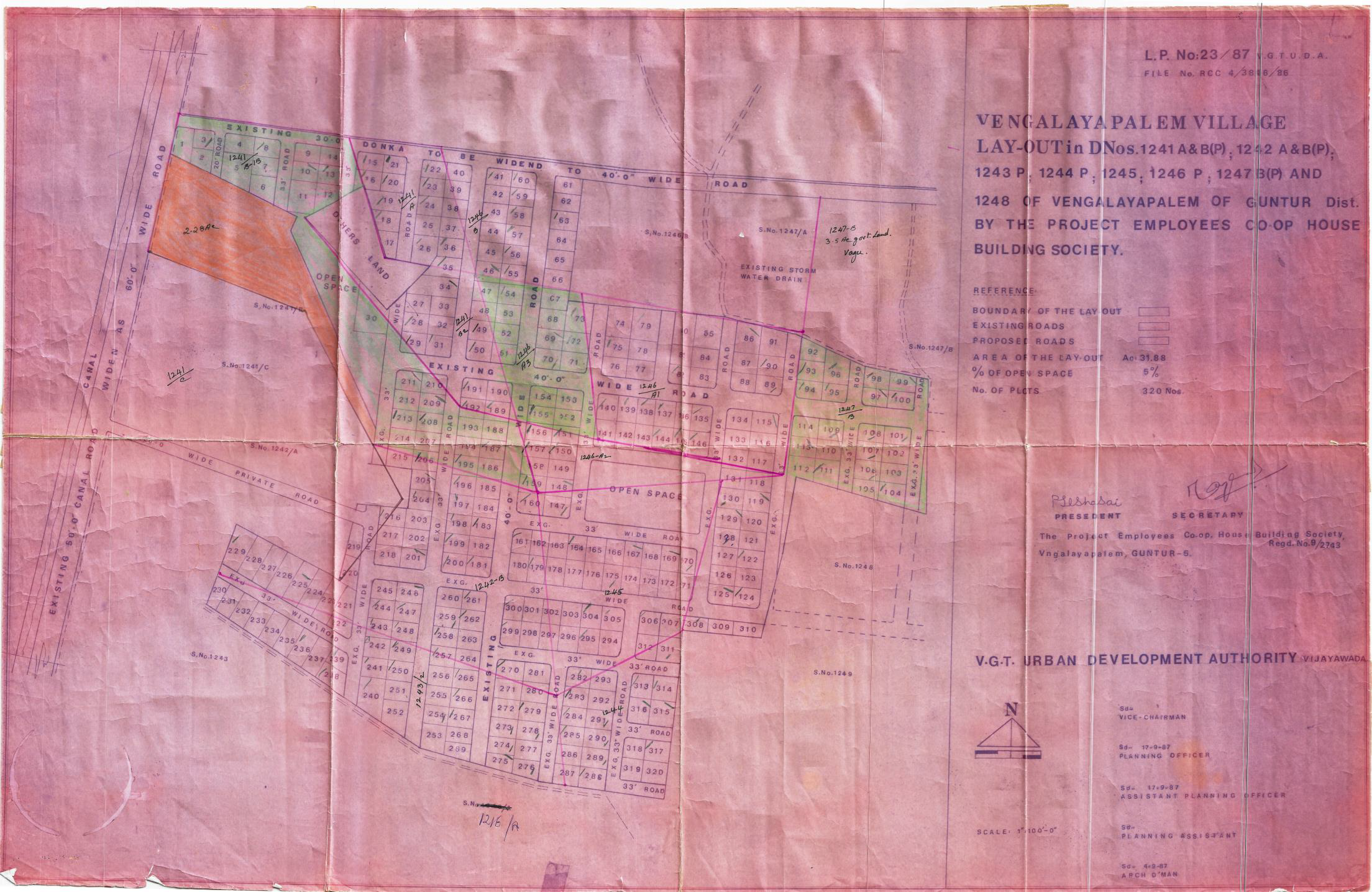 Aerial view of Srisailam Colony